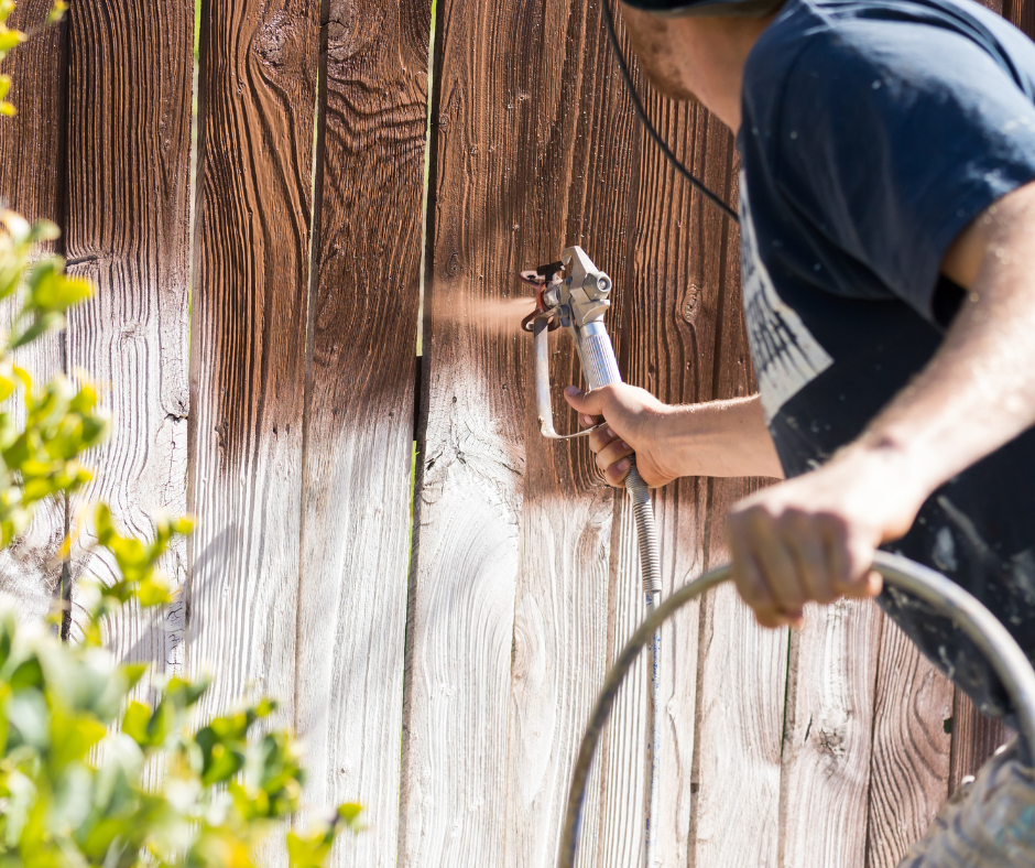 fence painting Colorado Springs